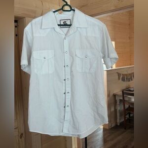 White Men's Pearl Snap